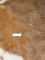 Pink Conch-Sterling Silver Necklace