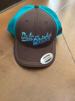 Teal and Brown Dale Brisby, Rock & Roll Denim Hat