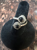 Black Onyx bypass ring