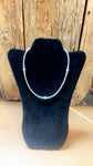 4-8mm Sterling Silver Graduated Pearl Necklace 18”+2”extender