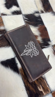 Boot Stitch Leather Wallet