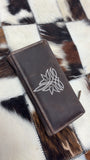 Boot Stitch Leather Wallet