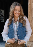 Women’s denim vest L&B