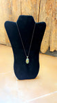 Turquoise and Sterling Silver Pendent and Chain
