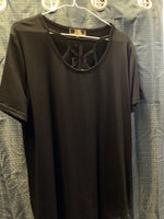 L&B Webbed Basic Black T-Shirt