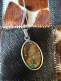 Number 8 turquoise Pendant
