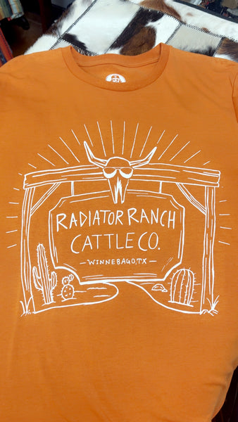 Orange Radiator Ranch T-shirt