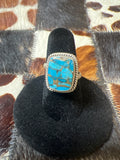 Blue Copper Ring adjustable