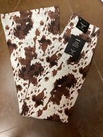 L&B Cowprint High Rise Wide Leg Pants