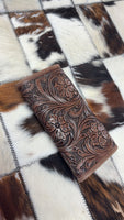 Tooled Leather Wallet