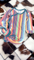 Copper Pearl Serape Knotted Gown