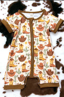 Cowboy and Cactus Onesie