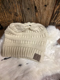 C.C Classic Ponytail Beanie (Multiple Colors)