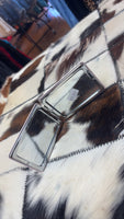 Hand Tooled Leather Mirror