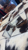 Hand Tooled Leather Mirror
