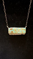 Kingman Turquoise-Sterling Silver Necklace