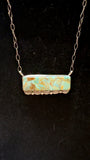 Kingman Turquoise-Sterling Silver Necklace