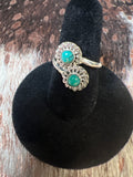 Mojave turquoise bypass ring