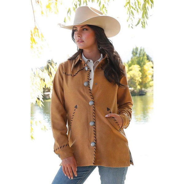 Cruel Denim Brown Pearl Snap Jacket