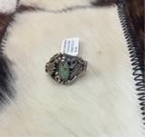 Ring - S/S Kingman Turquoise-Size6.5