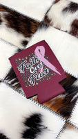 Faith over fear  Koozie
