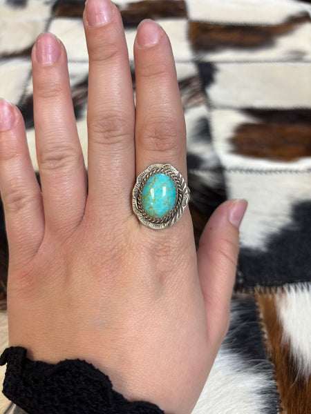 Ring-Round Turquoise-Size 8