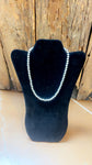 7mm Sterling Silver Pearl Necklace 20”
