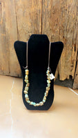 Turquoise and Leather Necklace