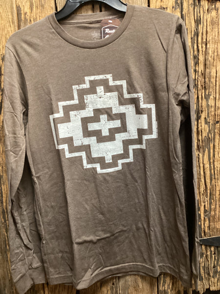 Texas True Aztec Brown Long Sleeve