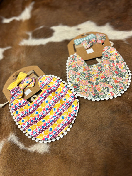 Headband and Baby Bib