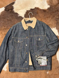 Men’s fleece lined denim jacket