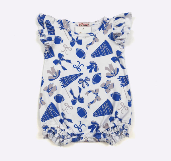 Go Team Baby Romper - Blue