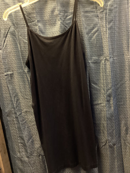Zenana Black Long Spaghetti Strap Tank