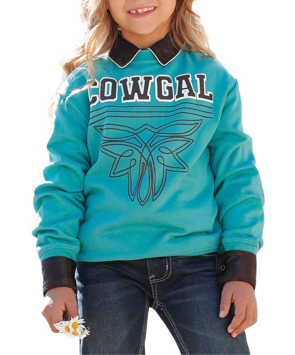 Cruel Girls Cowgal Bootstitch Sweatshirt – Rustic Cactus Family Western ...
