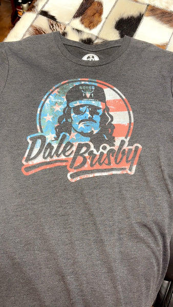 Rock&Roll Dale Brisby American Flag T-shirt
