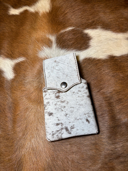 Cowhide Phone Holder