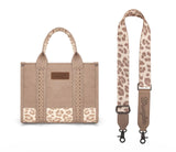 Wrangler Light Leopard Print Grey Crossbody