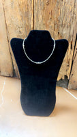 3-6mm Sterling Silver Graduated Pearl Necklace 14”+2”extender