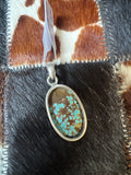 Number 8 turquoise Pendant