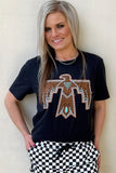 Sterling Kreek Tooled Leather Thunderbird Tee