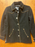 Cruel Denim Black Snap Jacket