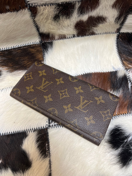Vintage LV Monogram Porte Yen 3 Cartes Credit Bifold Long Wallet