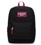 Black and Maroon Montana West Backpack