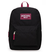 Black and Maroon Montana West Backpack