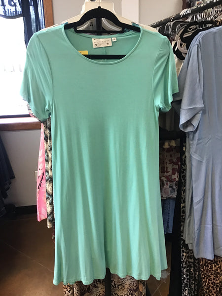 Lightheart Sky Blue T-Shirt Dress