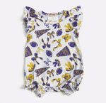 Go Team Baby Romper - Purple