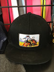 Youth Black Bronc Flatbill Cap