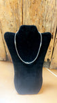 3-6mm Sterling Silver Graduated Pearl Necklace 18”+2”extender
