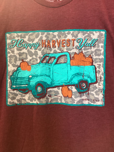 Crazy Train Happy Harvest Y’all T-Shirt