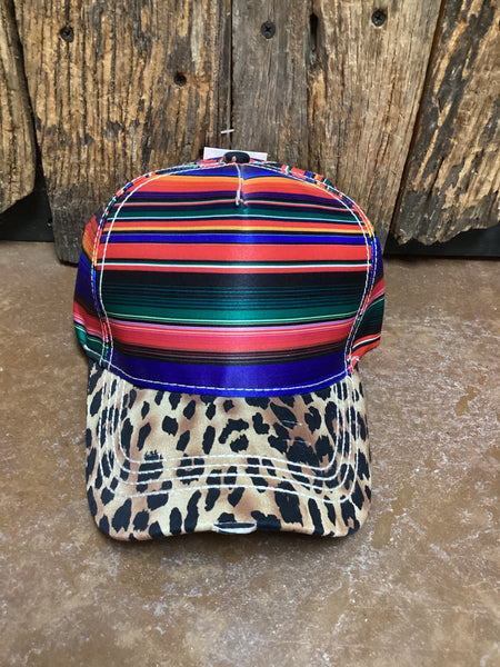 Leopard and Serape Hat